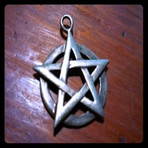 .925 Silver Pentagram Pendant